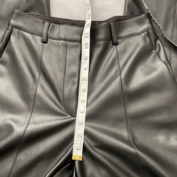 π Dynamite Wide Leg Faux Leather Black 6 NWT - Picture 15 of 16